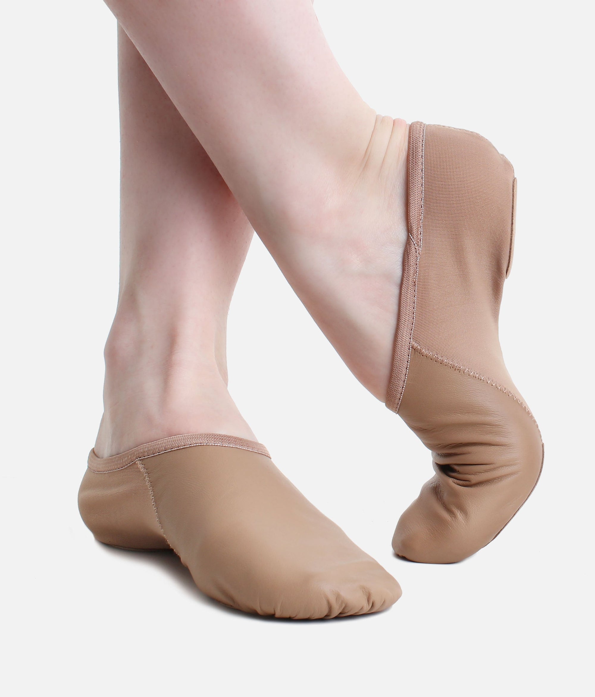 Slimline Stretch Jazz Shoe - JZ 82 #caramel_1-UK