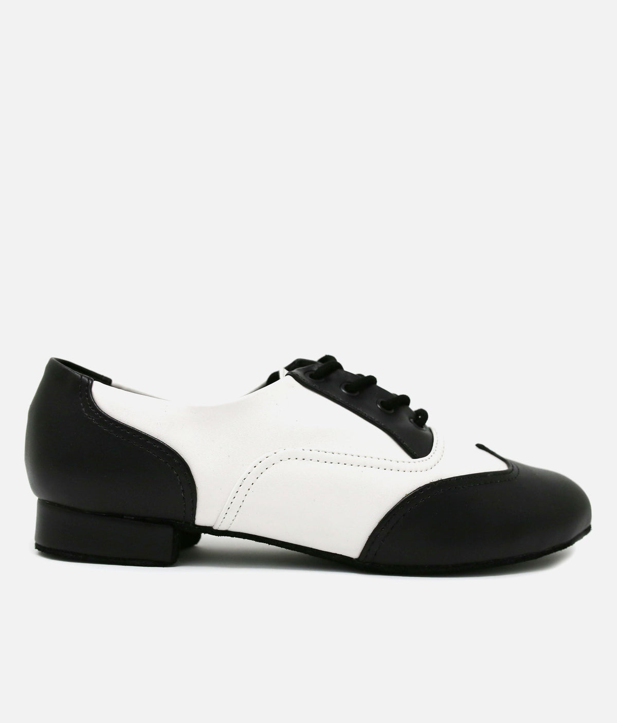 Classic Oxford Ballroom Practice Shoes, Black & White Lace-Up - JZ97