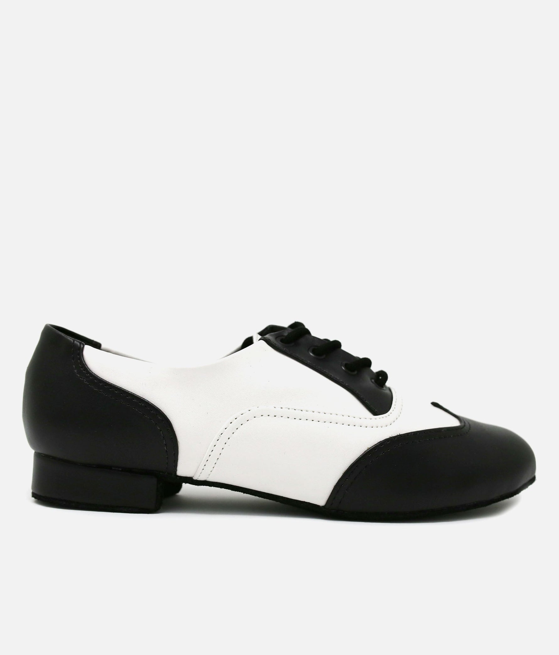 Classic Oxford Ballroom Practice Shoes, Black & White Lace-Up - JZ97