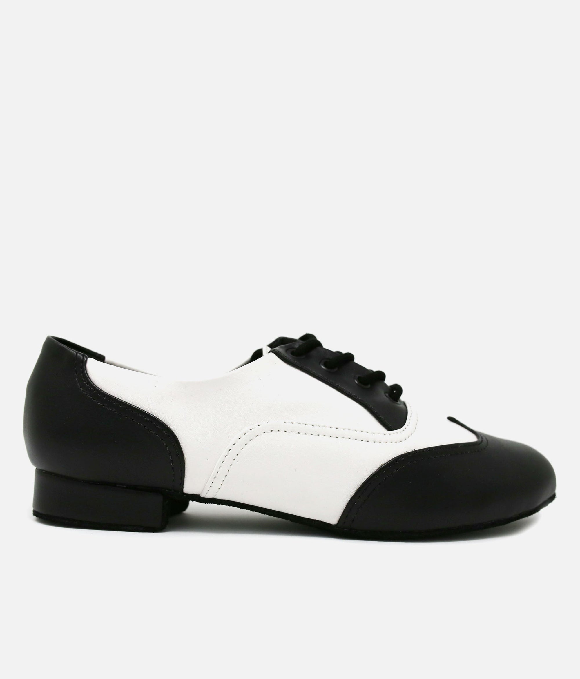 Classic Oxford Ballroom Practice Shoes, Black & White Lace-Up - JZ97