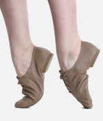 Split Sole Lace-Up Jazz Shoes, Leather Dance Shoes for All Levels - JZE09 