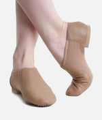 Children Flexible Jazz Shoes with Hug-Fit Heel and Nylon Spandex Insert - JZE45 