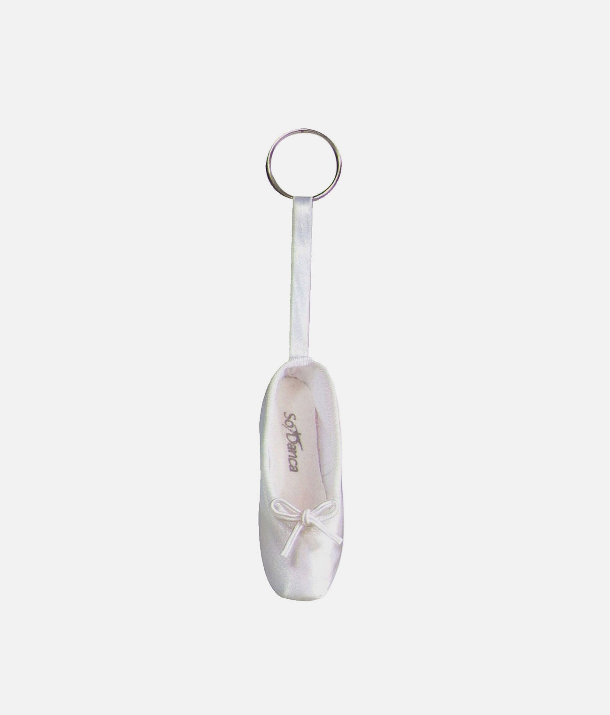 Pointe Shoe Keyring - KCE 01 #white_one