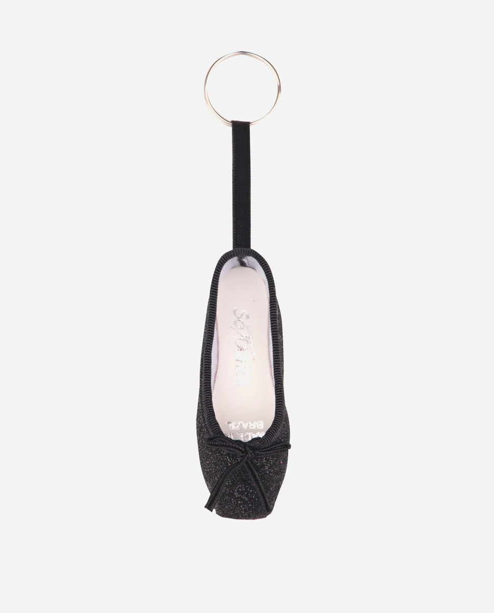 Sparkly Glitter Pointe Shoe Keyring - KCE01G 