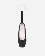 Sparkly Glitter Pointe Shoe Keyring - KCE01G 