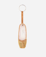 Sparkly Glitter Pointe Shoe Keyring - KCE01G 