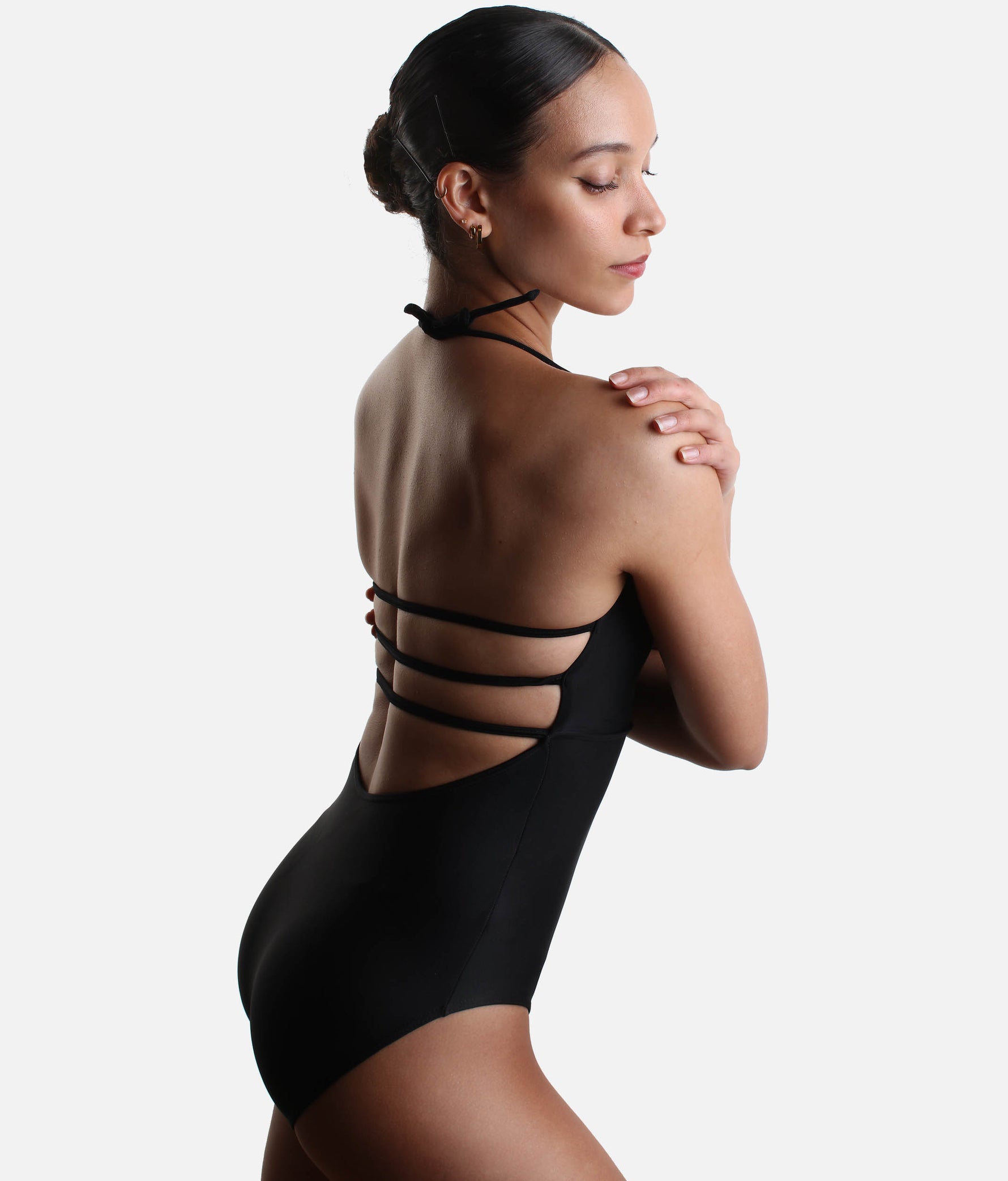 Halter Style Leotard, Open-Back - LS43 