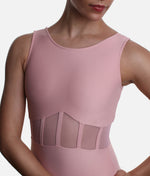 Mesh Detail Dance Leotard - LS47