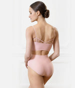 High-Waist Cutout Leotard, Strappy Back - LS49
