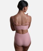 High-Waist Cutout Leotard, Strappy Back - LS49