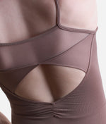 So Danca Luciana Sagioro Mesh Camisole Ballet Leotard, Cut-Out Back – Nut | LS68