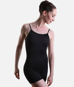 So Danca Luciana Sagioro Camisole Dance Biketard – Black & Nut | LS70 