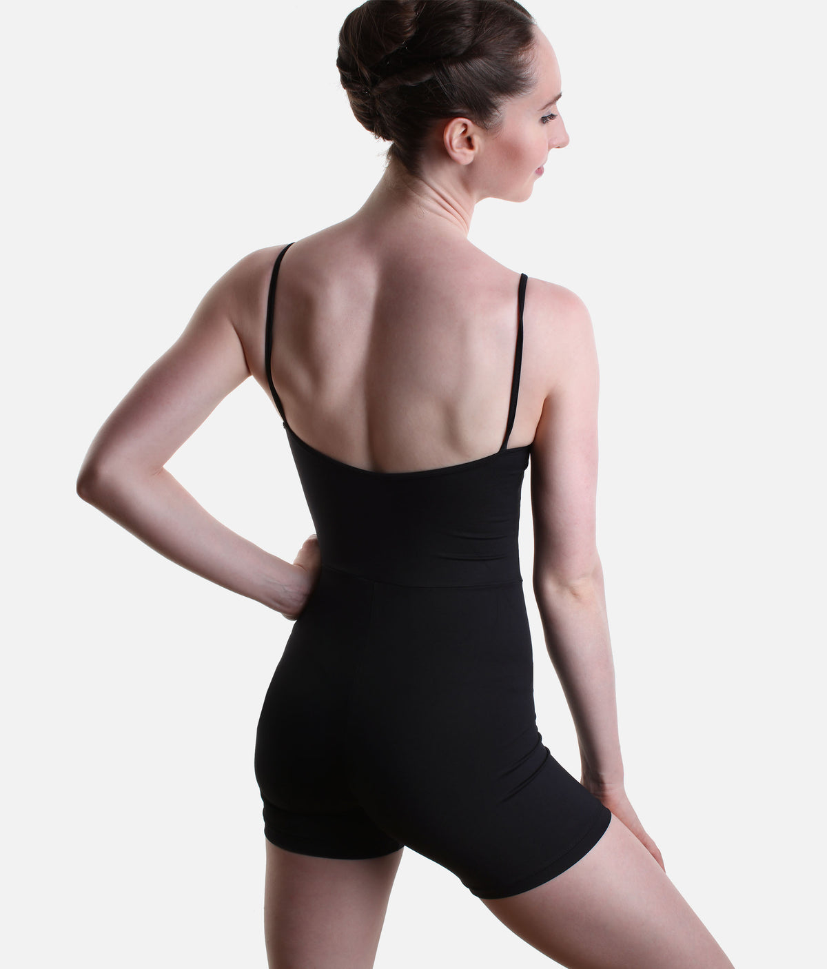 So Danca Luciana Sagioro Camisole Dance Biketard – Black & Nut | LS70 