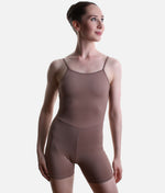 So Danca Luciana Sagioro Camisole Dance Biketard – Black & Nut | LS70 