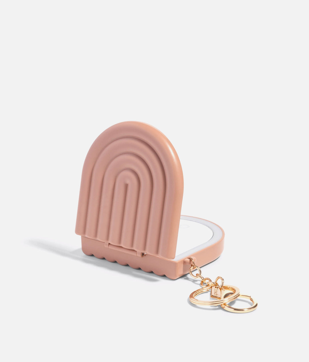 Terracotta Compact Mirror with LED Light