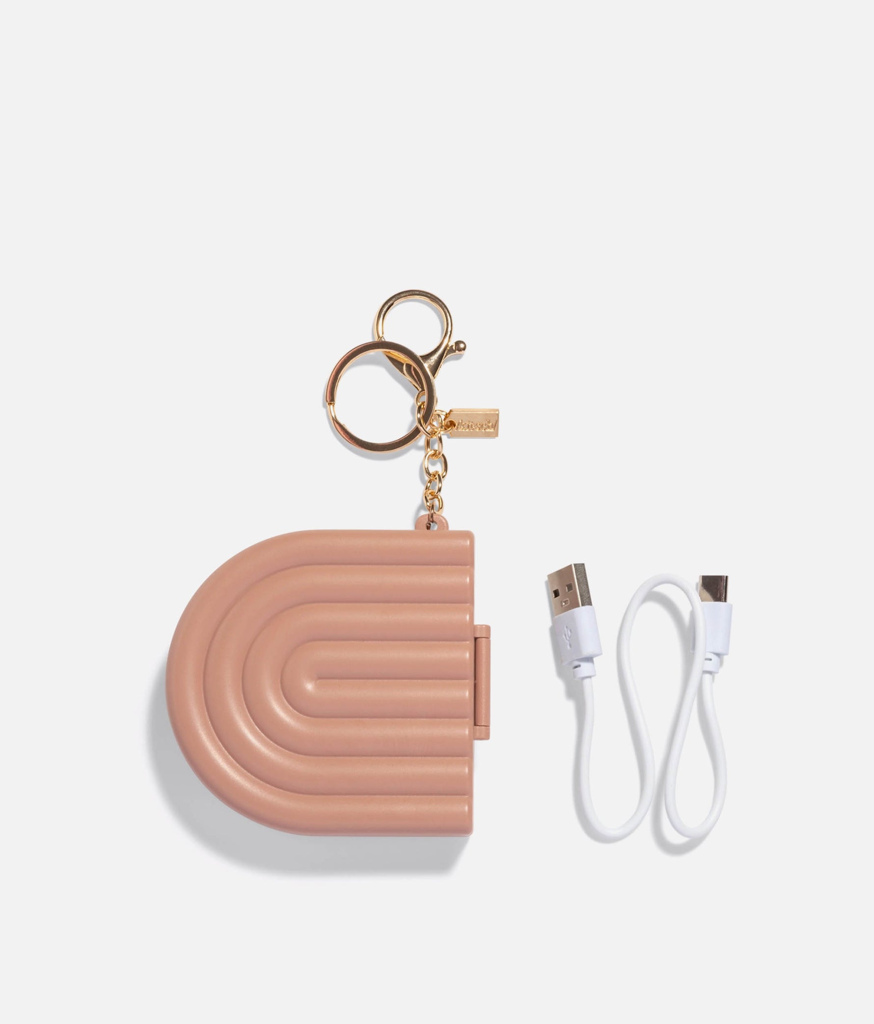 Terracotta Compact Mirror with LED Light