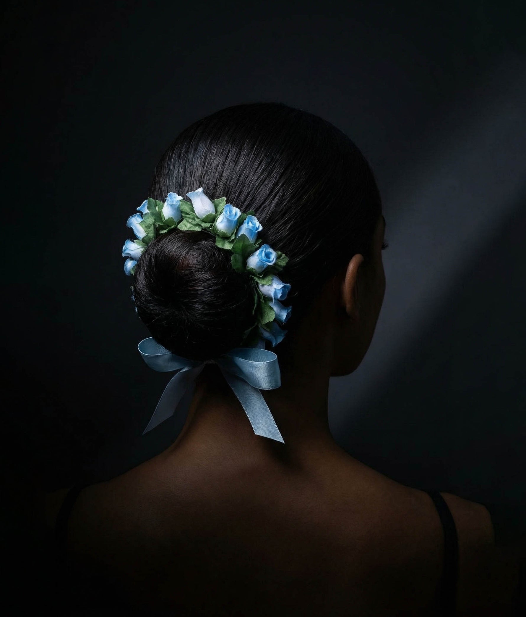 Floral Ballet Bun Wreath - 5614