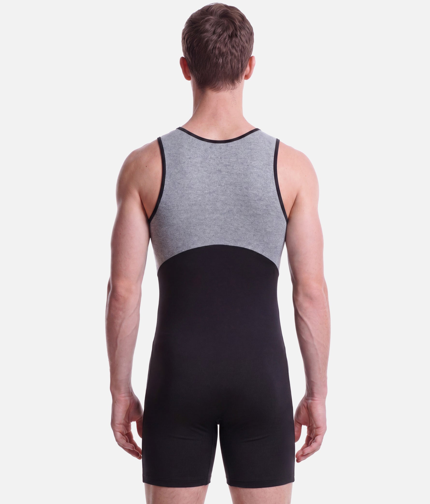 Men's Ballet Unitard with Shorts, Flexible Performance Fit | RDE1900