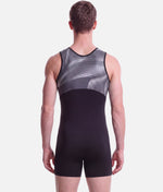 Professional Men's Dance Unitard with Graphic Print | RDE1933