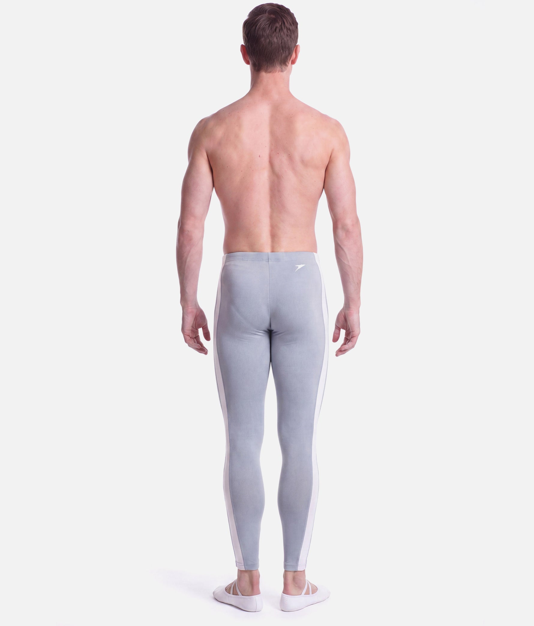 Men's Ballet Leggings with Contrast Side Stripe, Professional Dance Tights | RDE2486 