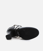 High-Stability X-Strap Leather Character Shoes, Reinforced Heel - SD153 