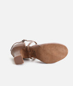 High-Stability X-Strap Leather Character Shoes, Reinforced Heel - SD153 