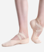 X/Wide Width, Stretch Canvas Ballet Flat - SD 16 / SD 18  