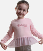 Tiny Ballerina Top With Tulle - SD2147
