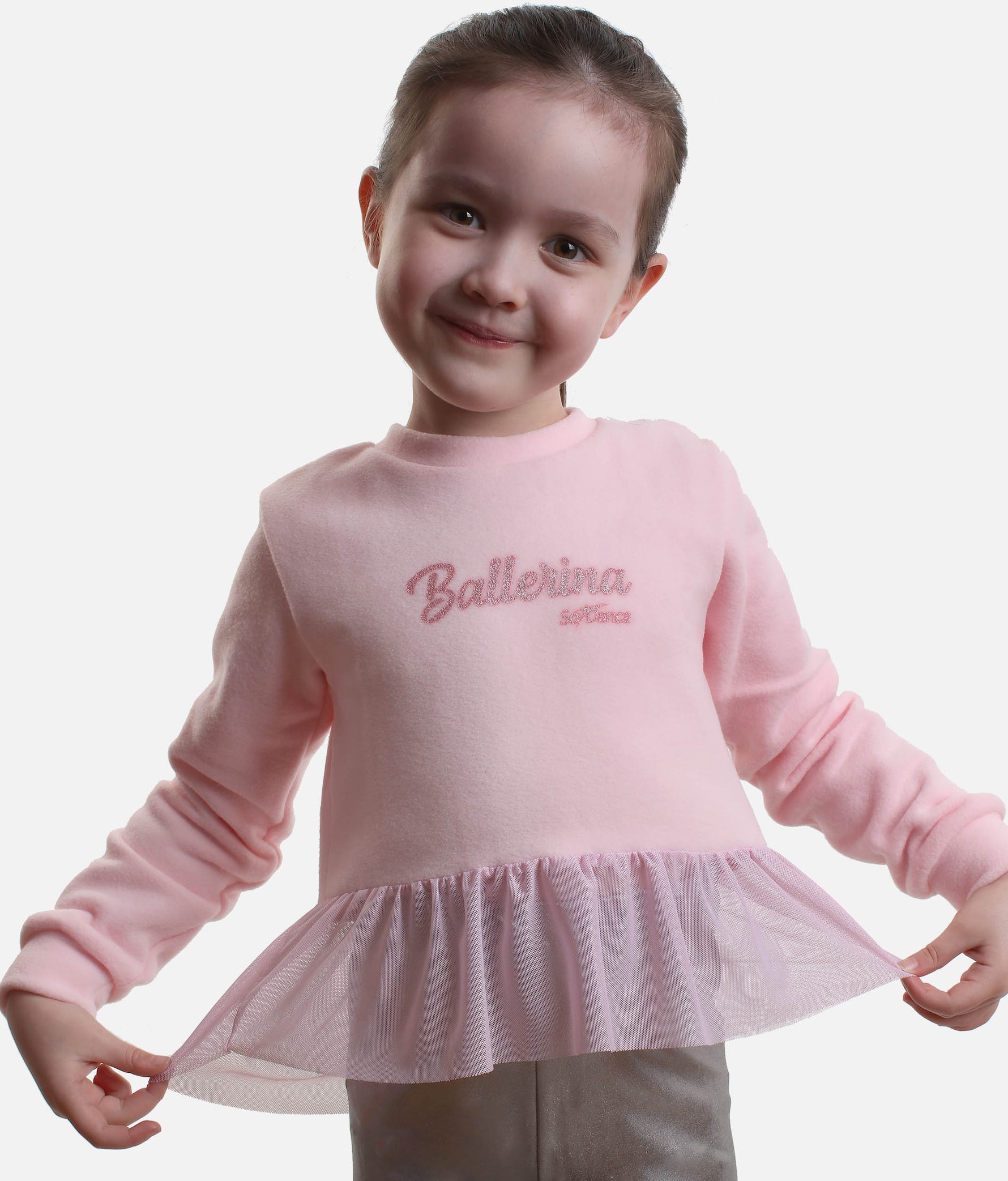 Tiny Ballerina Top With Tulle - SD2147