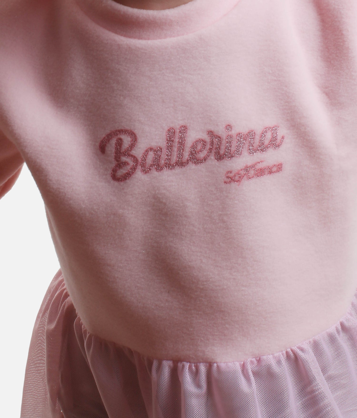 Tiny Ballerina Top With Tulle - SD2147