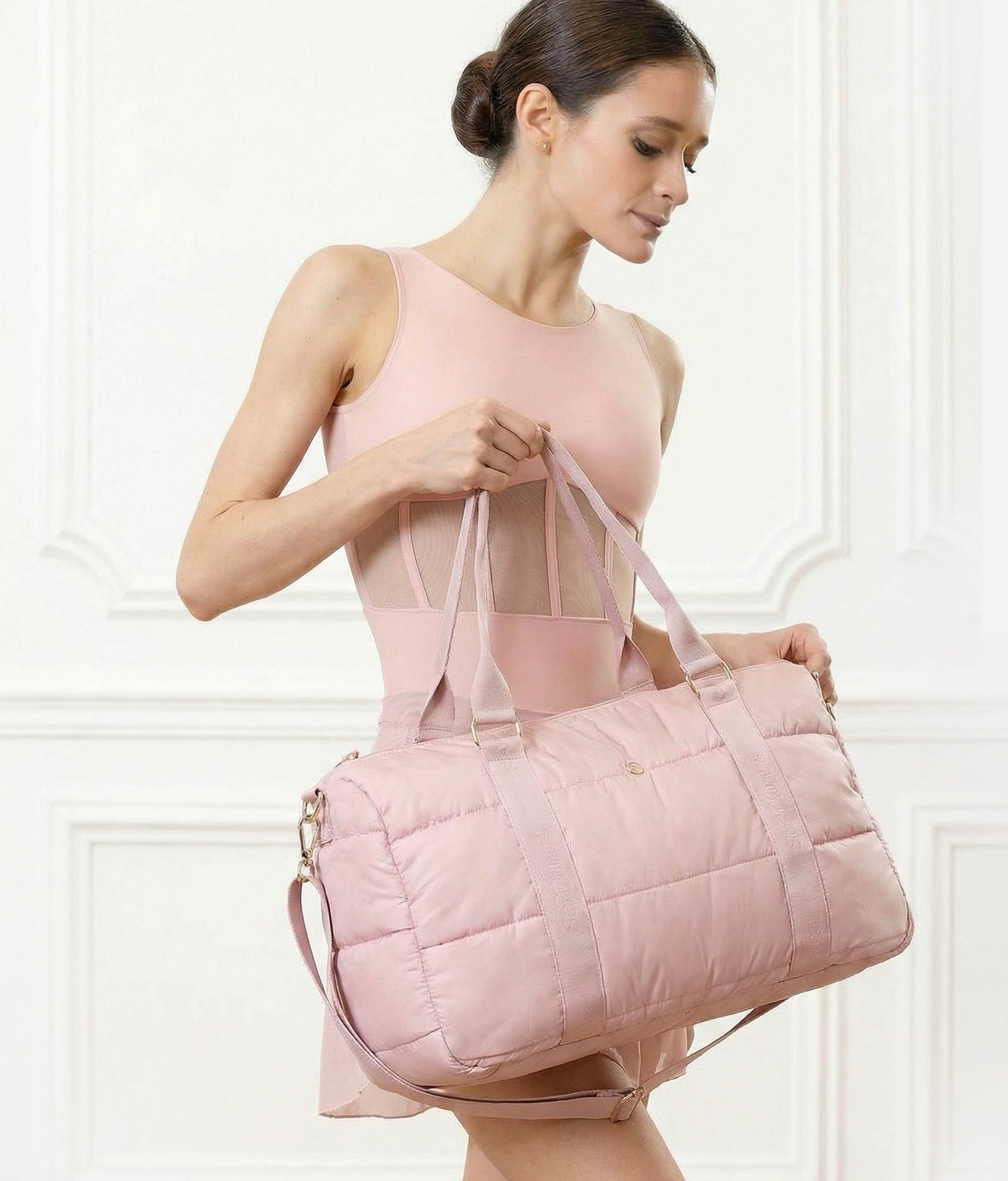 Quilted Dance Duffel Bag, Medium - SD2453 