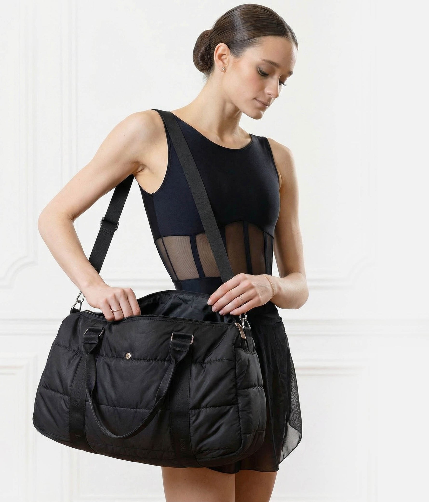 Quilted Dance Duffel Bag, Medium - SD2453 