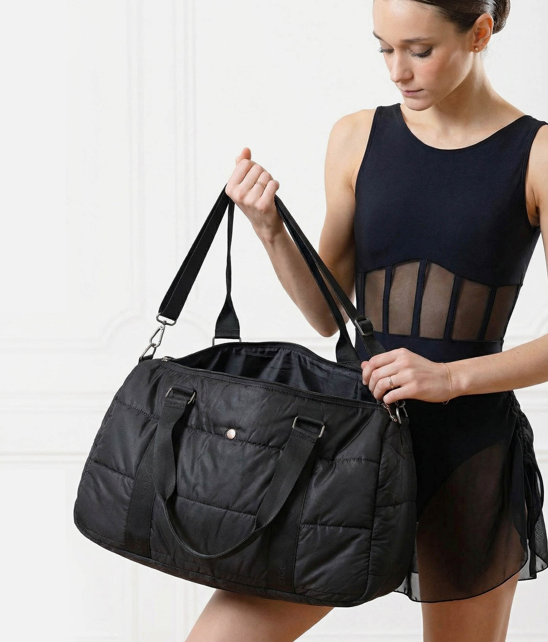 Quilted Dance Duffel Bag, Medium - SD2453 