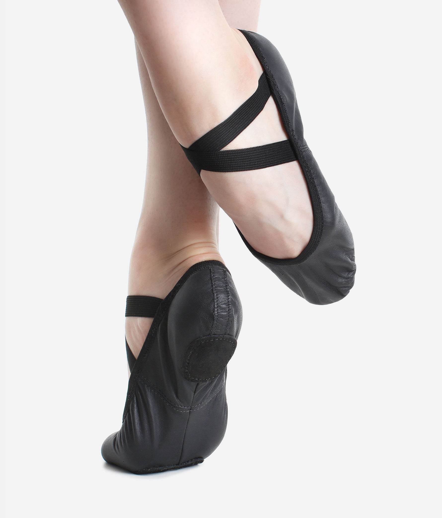 Child's Leather Split Sole Ballet Shoe - SD60 