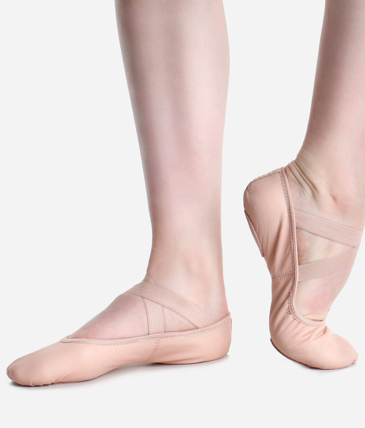 Child's Leather Split Sole Ballet Shoe - SD60 