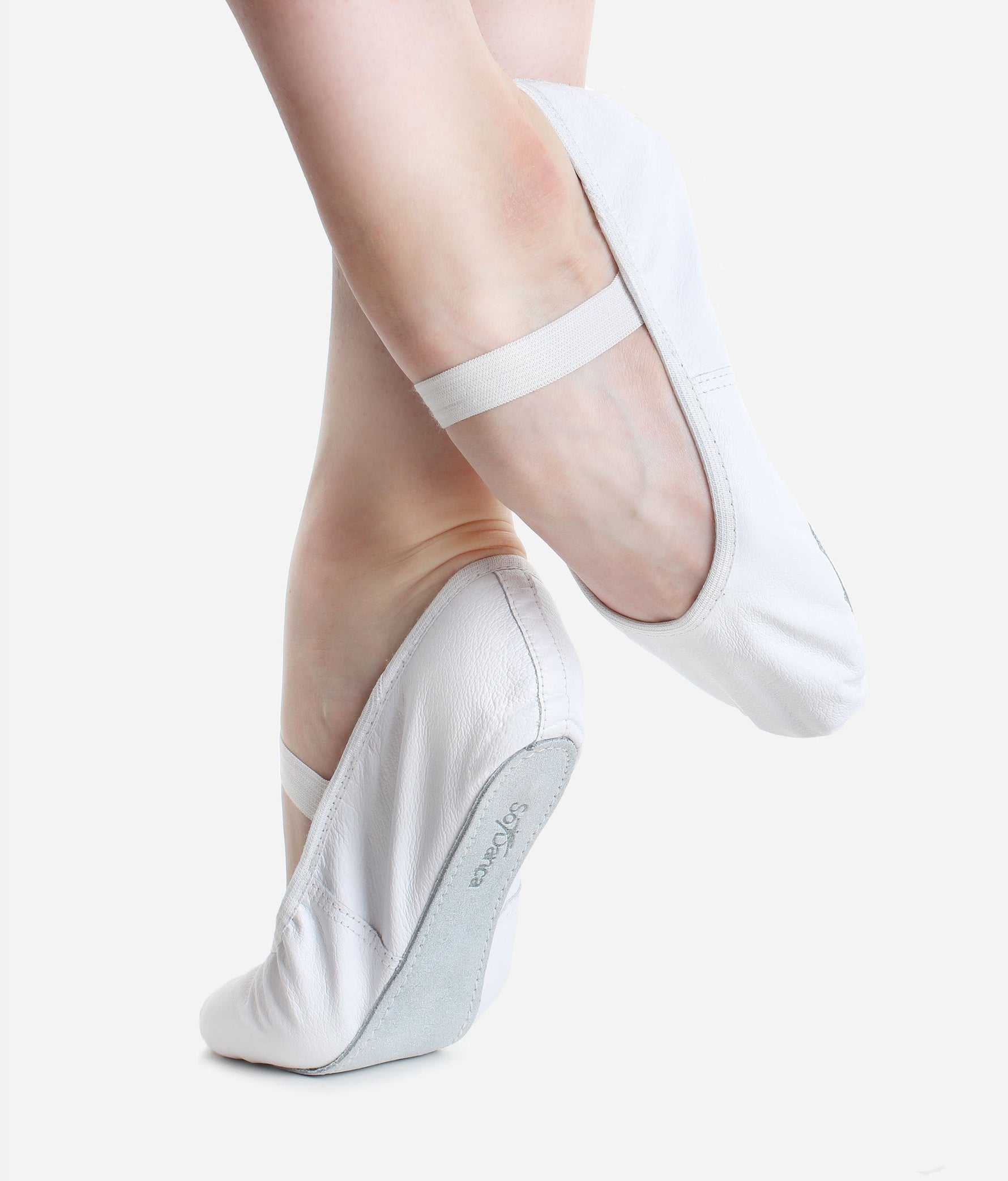 Full Sole Leather Ballet Shoes - SD69  