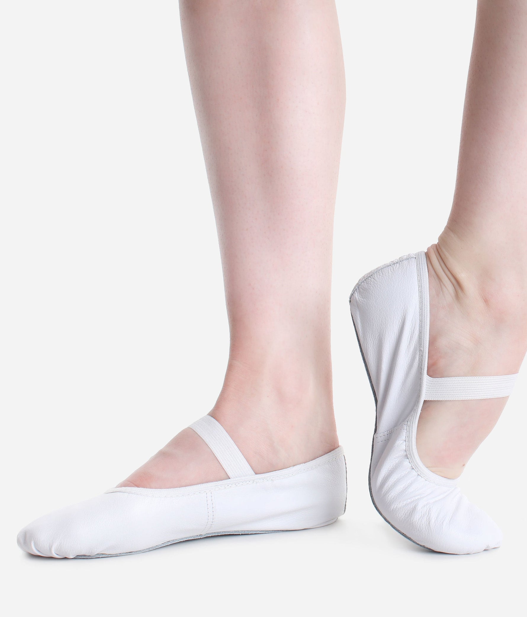 Full Sole Leather Ballet Shoes - SD69  