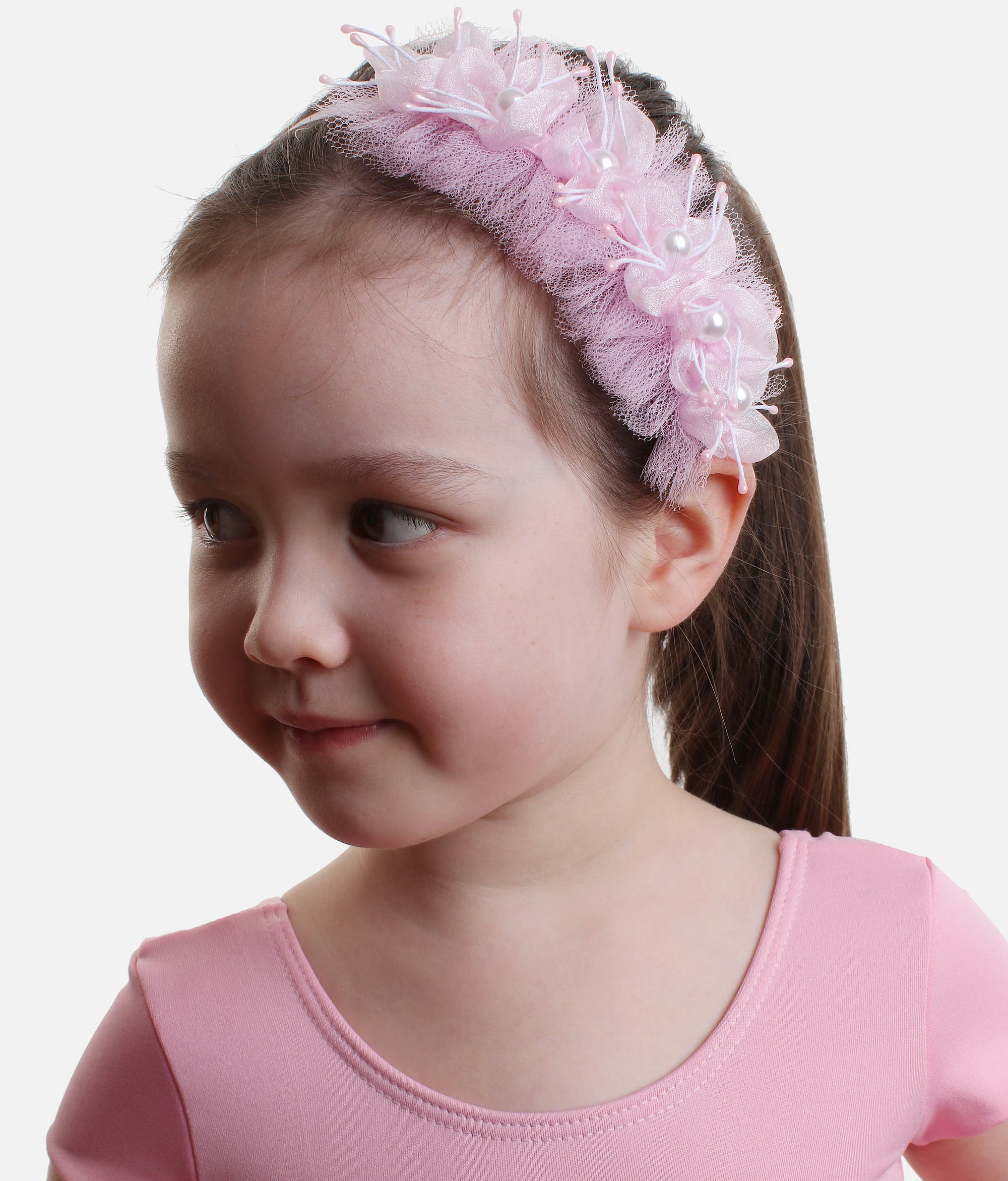 Hair Floral Wreath, Ballet Headband - 760 #rose_one