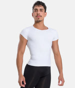 So Danca Franco Men’s Short Sleeve Ballet T-Shirt – White | SL111