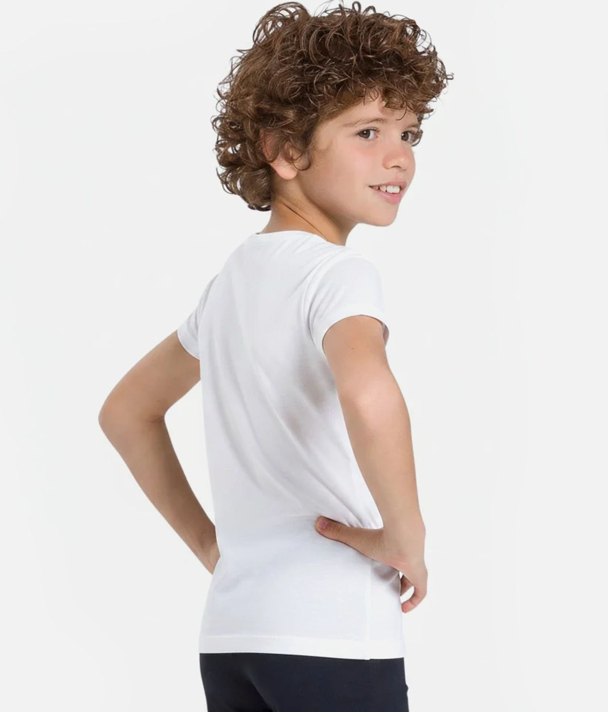 So Danca Franco Boys’ Short Sleeve Ballet T-Shirt – White | SL112