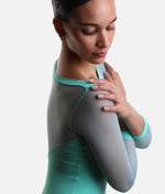 Long Mesh Sleeve Dance Leotard - SL 129 