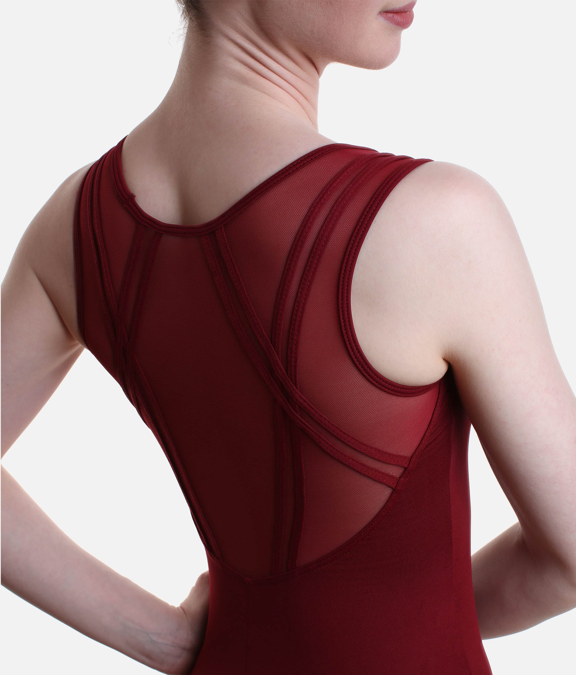 Wide Strap Back Design Leotard - SL 135 