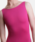 Tank Straps Round Neck Leotard - SL 167 