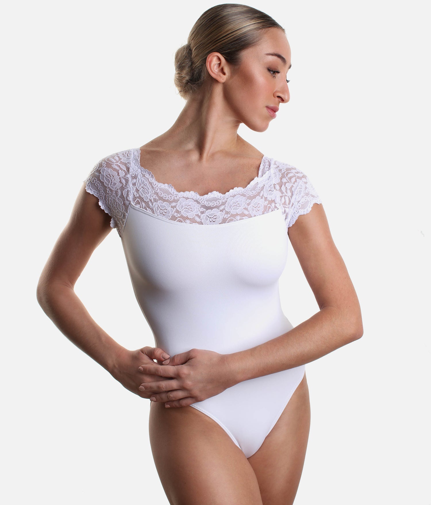 Lace Dance Leotard, Cap Sleeve - SL 16 