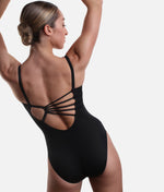 Camisole Dance Leotard, Diamante Back Detailing 