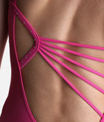 SL174 - Camisole Dance Leotard with Diamante Detailing, Glamorous Multi-Strap Back 