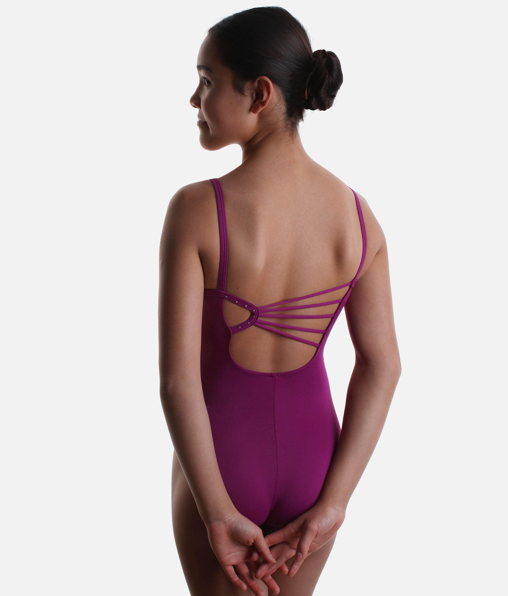 Girls Strappy Back Dance Leotard - SL175 