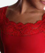 Girls Lace Cap Sleeve Leotard, Favourite for Young Dancers - SL17 