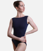 Boat Neck Dance Leoatrd, Low Back - SL 201 