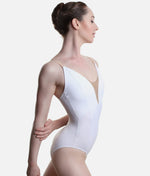 Camisole Dance Leotard, Deep V-Neck  - SL 22 